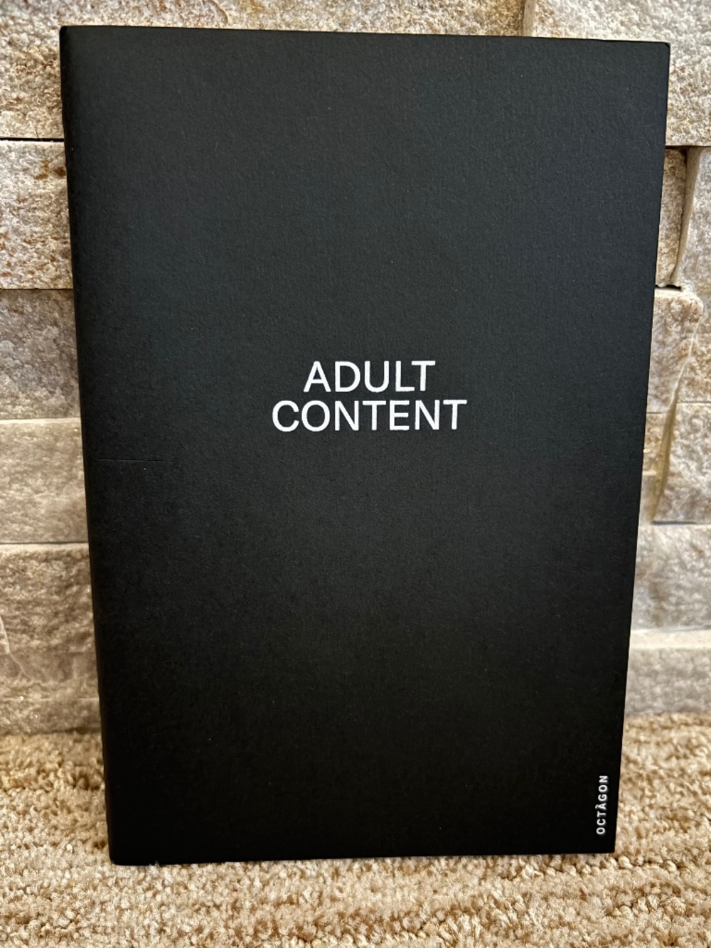 Octagon Design “Adult Content” Notebook